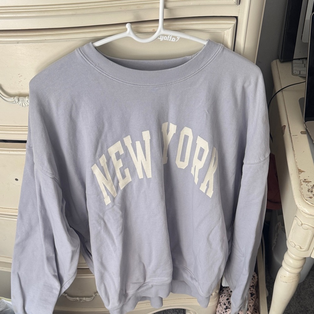 Brandy Melville Lavender New York Sweater